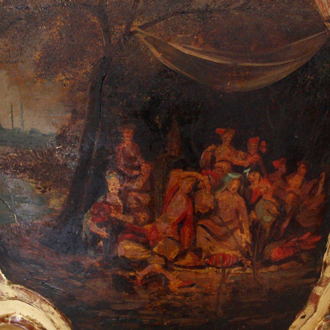 Antiqium Ürün  VERNIS MARTIN ALTIN VARAK KAPLAMALI DOLAP