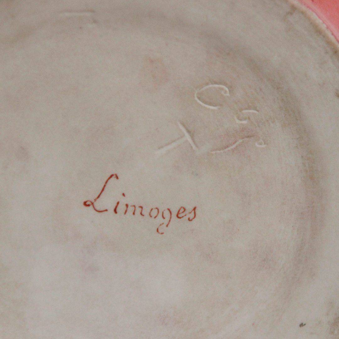 Antiqium Ürün  LIMOGES İKİZ PORSELEN VAZO