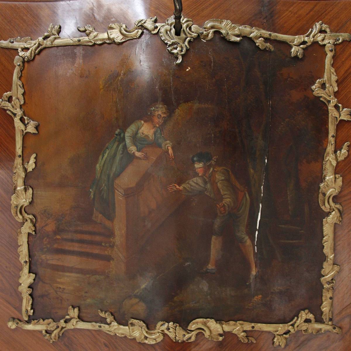 Antiqium Ürün  VERNIS MARTIN SEKRETERYALI ŞİFONYER