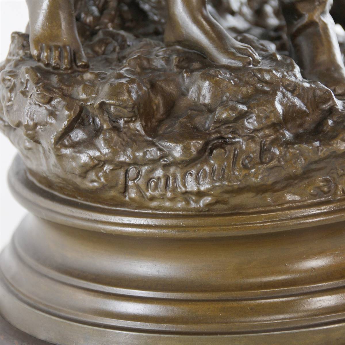 Antiqium Ürün  RANCOULET - RECONTRE A LA SOURCE BRONZ HEYKEL