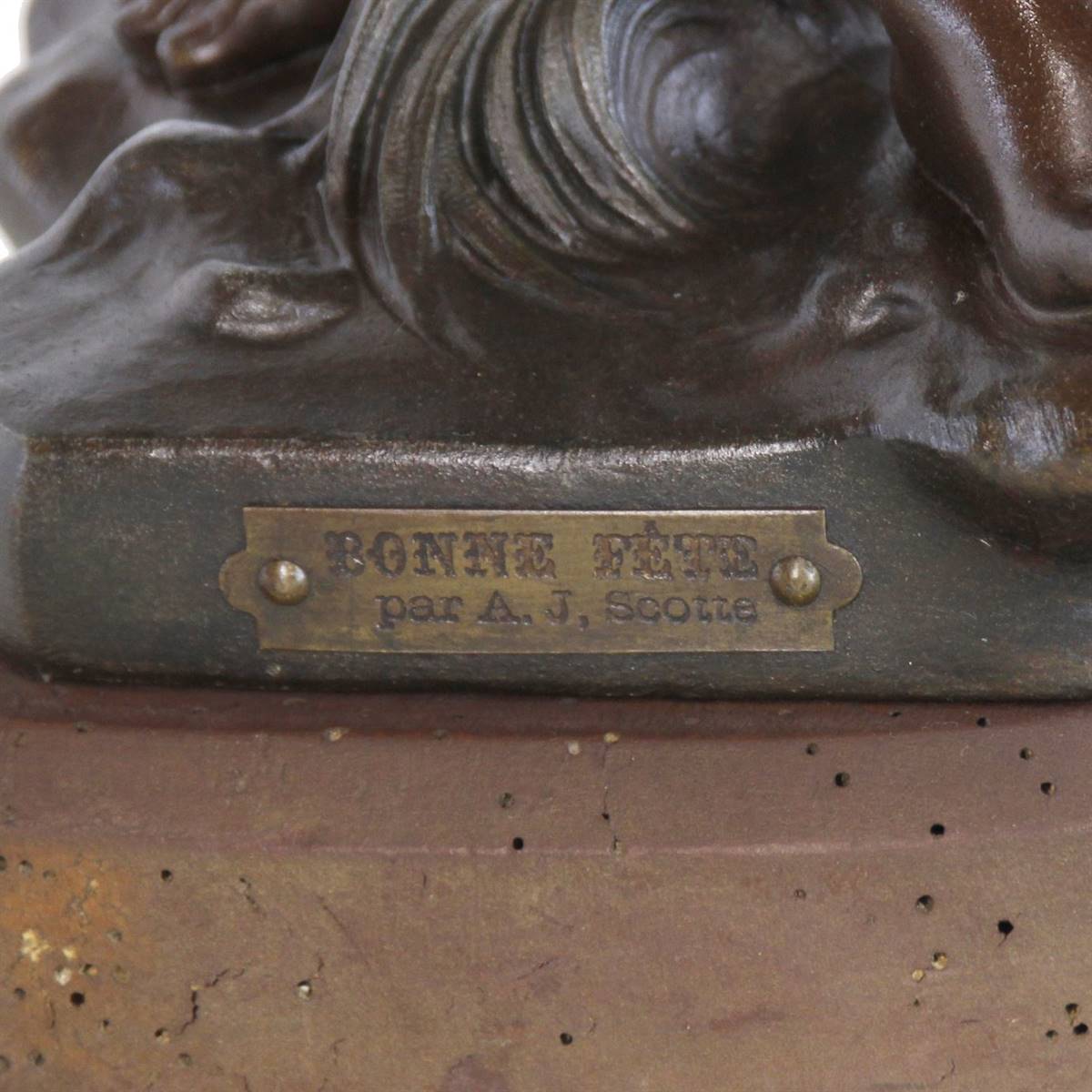 Antiqium Ürün  A.J. SCOTTE BRONZ HEYKEL