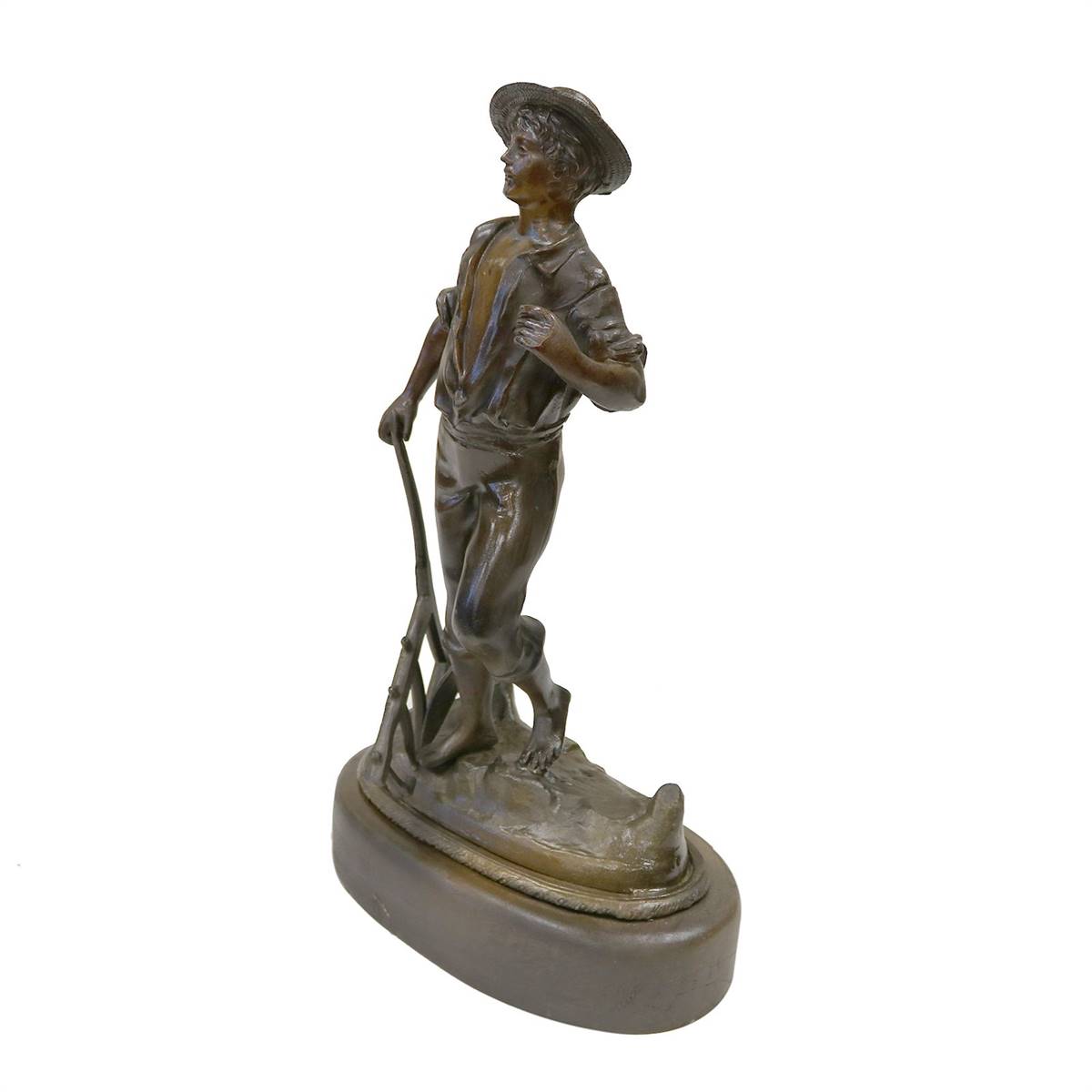 Antiqium Ürün  ERKEK FİGÜRLÜ BRONZ HEYKEL