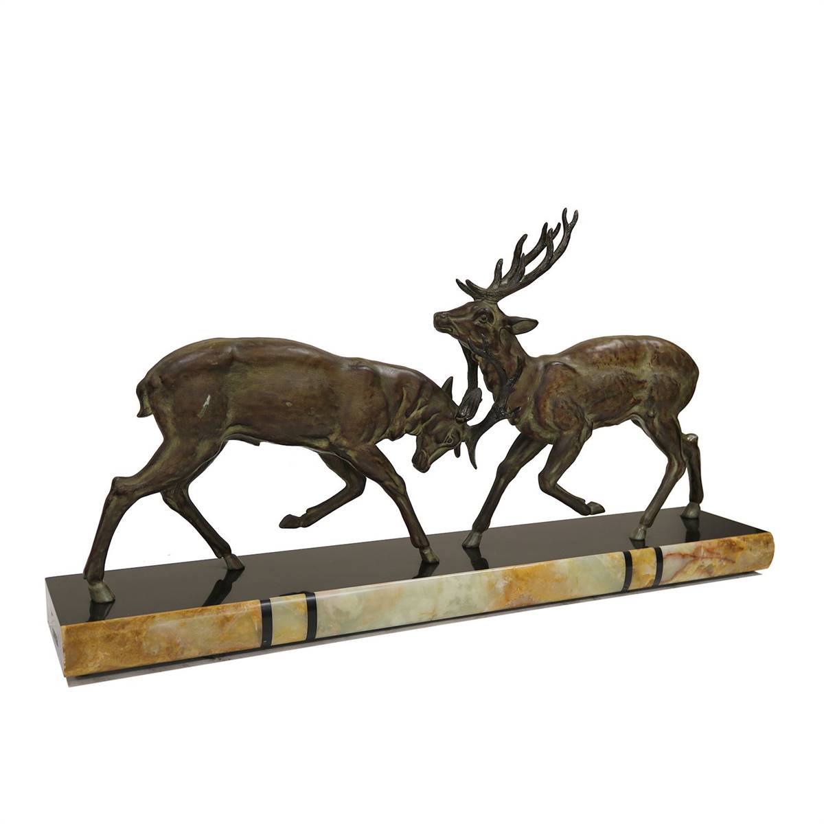 Antiqium Ürün  MERMER TABANLI GEYİK HEYKELİ
