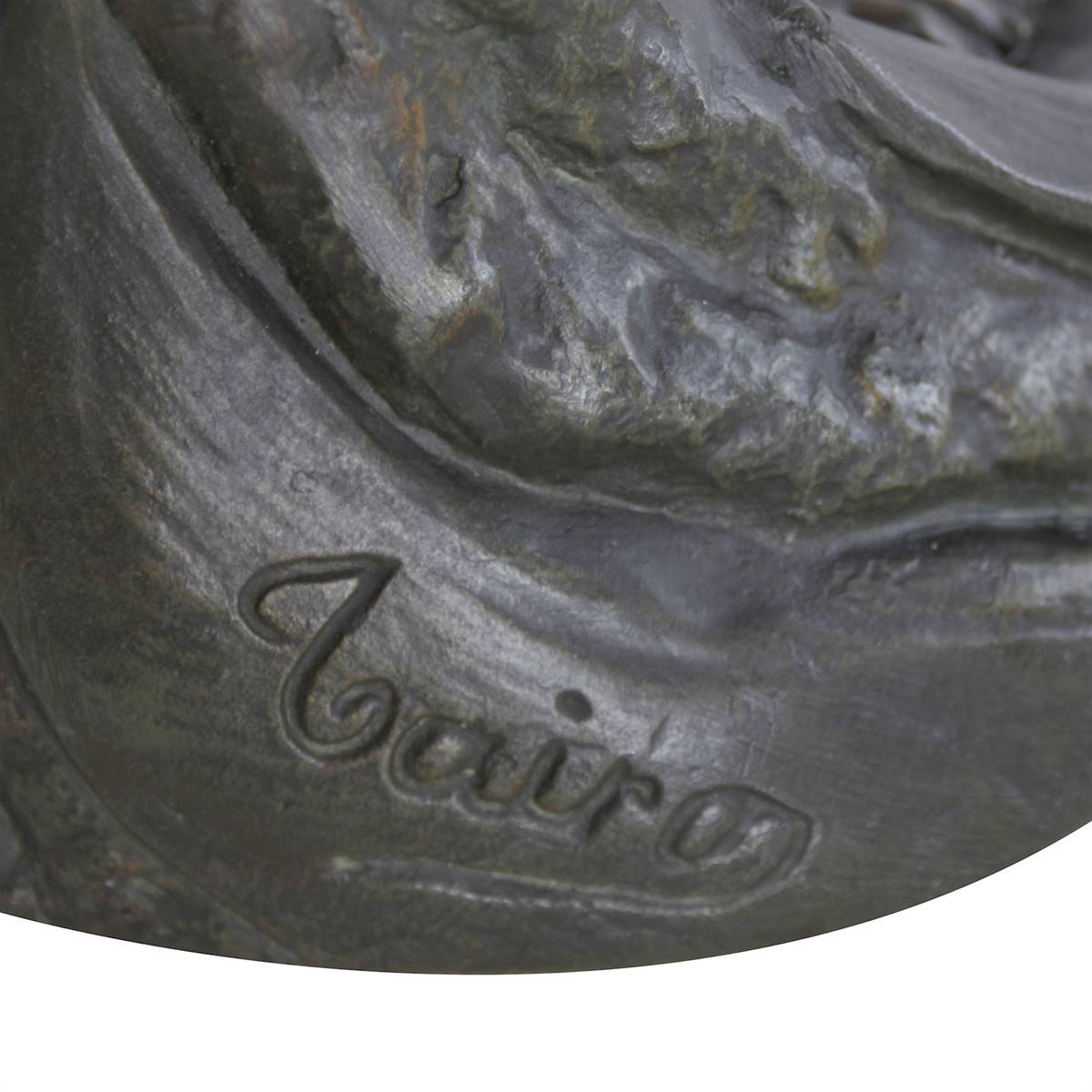 Antiqium Ürün  PAR TAFRO İMZALI, BRONZ KADIN HEYKEL