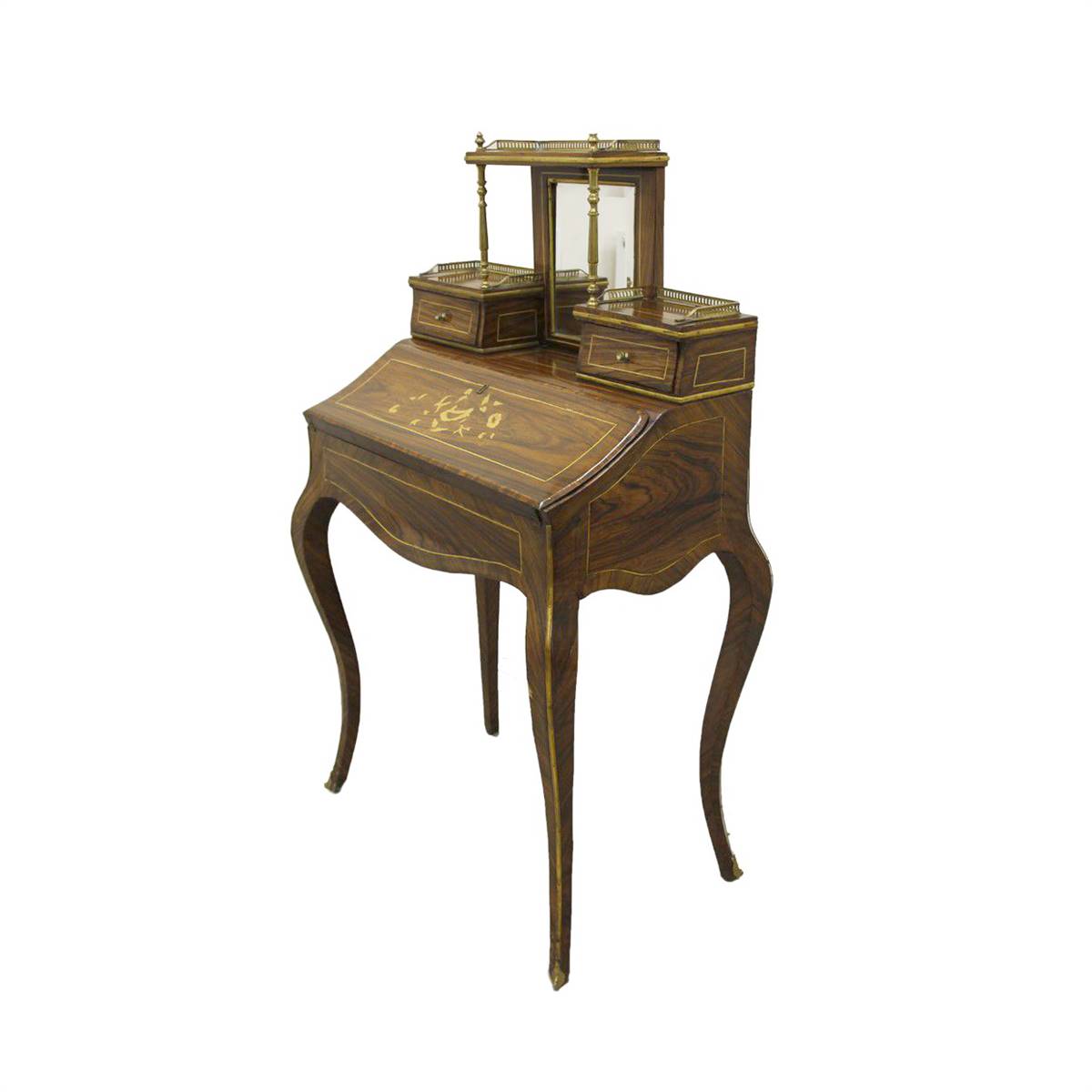 Antiqium Ürün  19. YÜZYIL FRANSIZ MARKÜTERİLİ SEKRETERYA