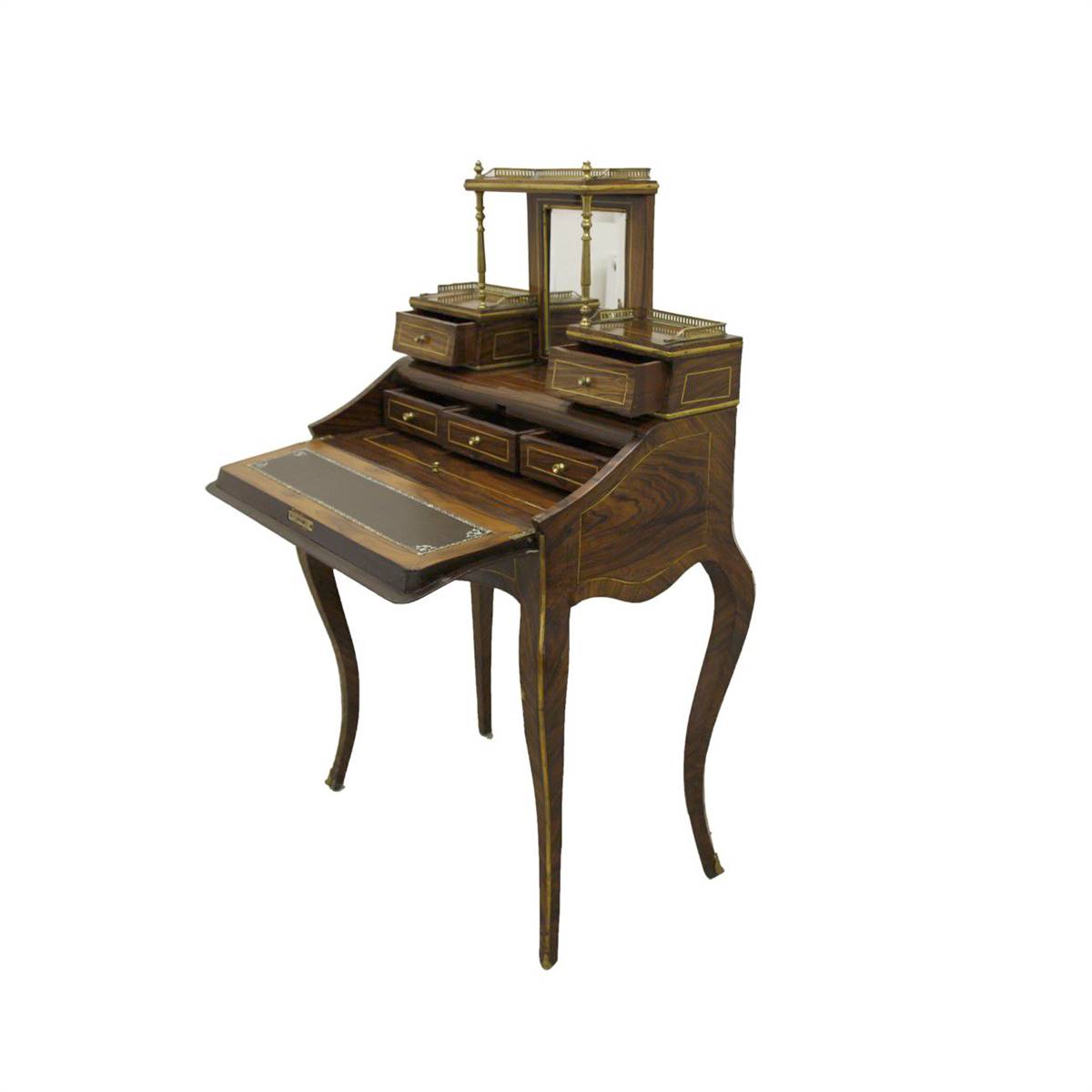 Antiqium Ürün  19. YÜZYIL FRANSIZ MARKÜTERİLİ SEKRETERYA