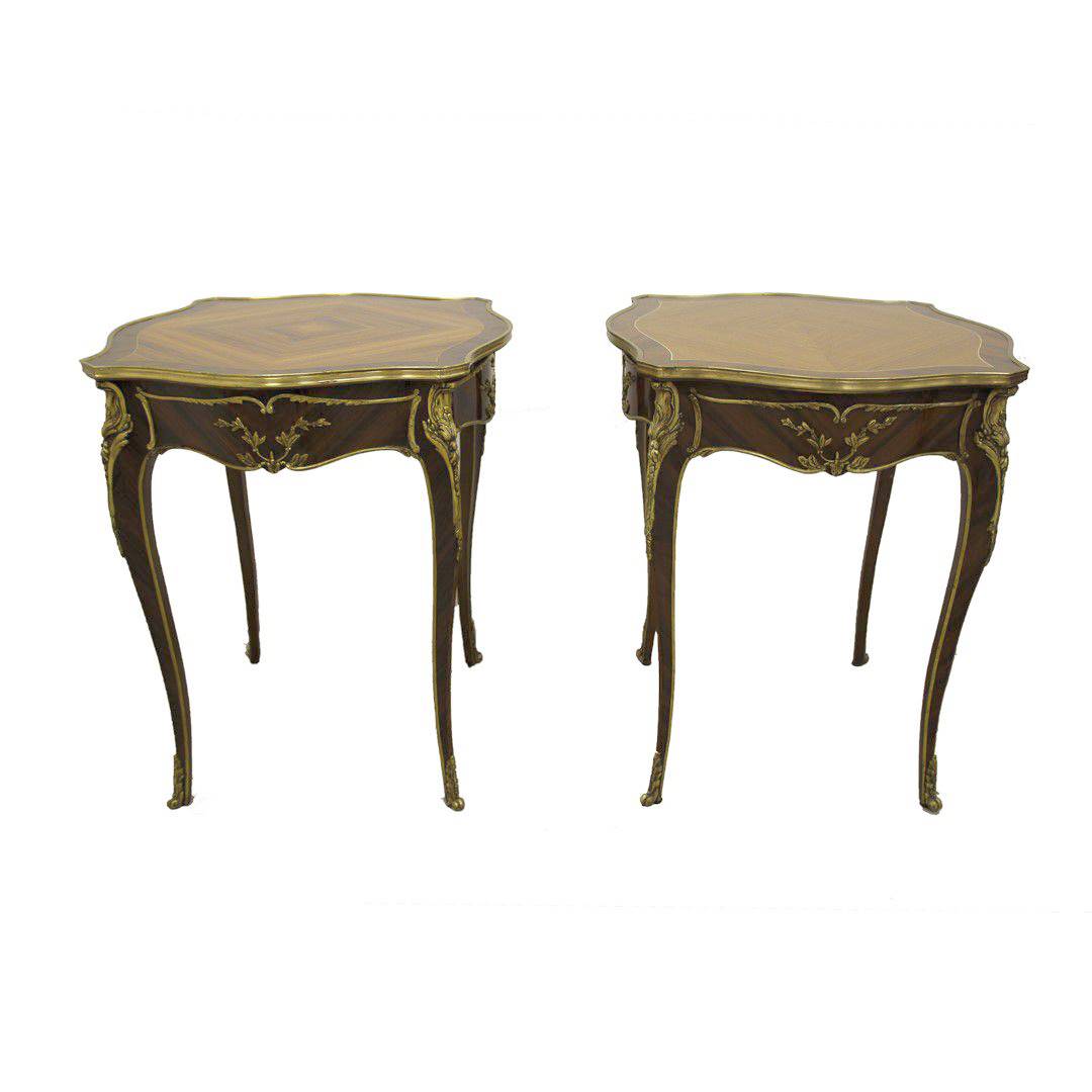 Antiqium Ürün  LOUIS XV. ÇİFT SEHPA