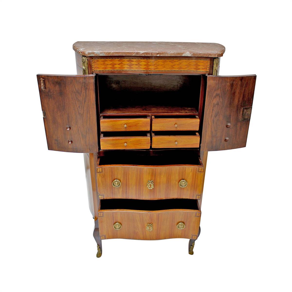 Antiqium Ürün  FRANSIZ PARKÜTERİLİ DOLAP