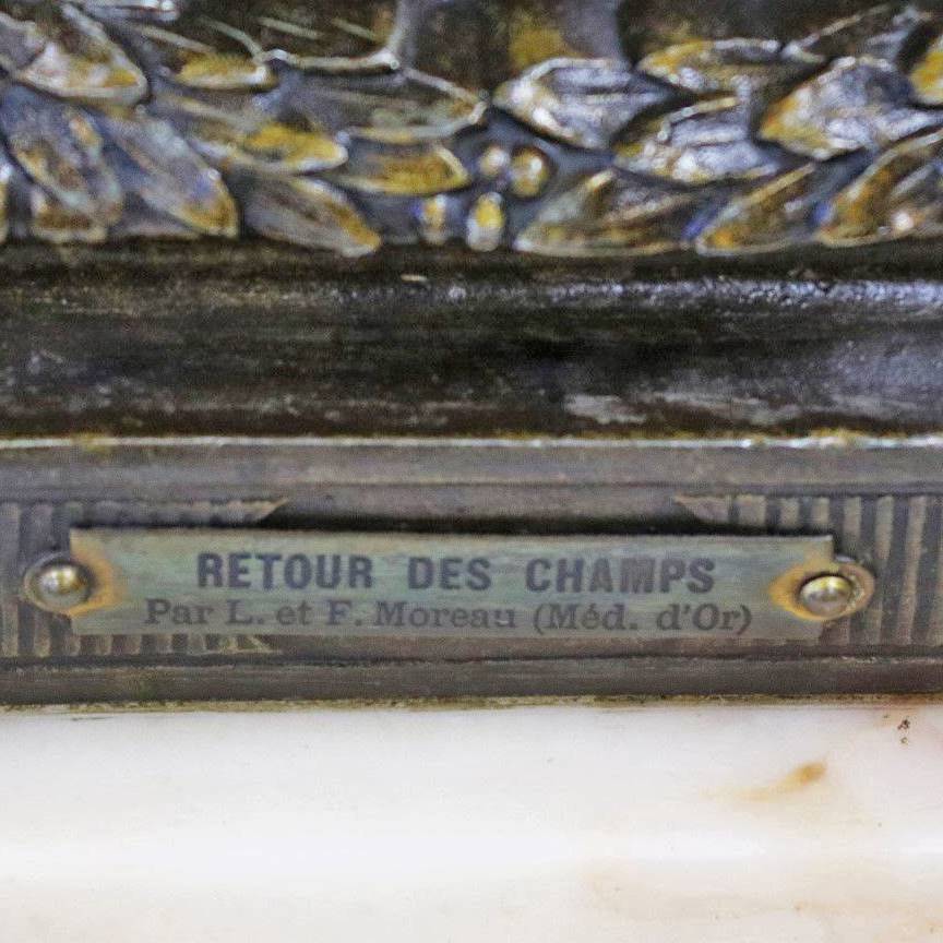 Antiqium Ürün  L&F MOREAU - RETOUR DES CHAMPS SAAT TAKIMI