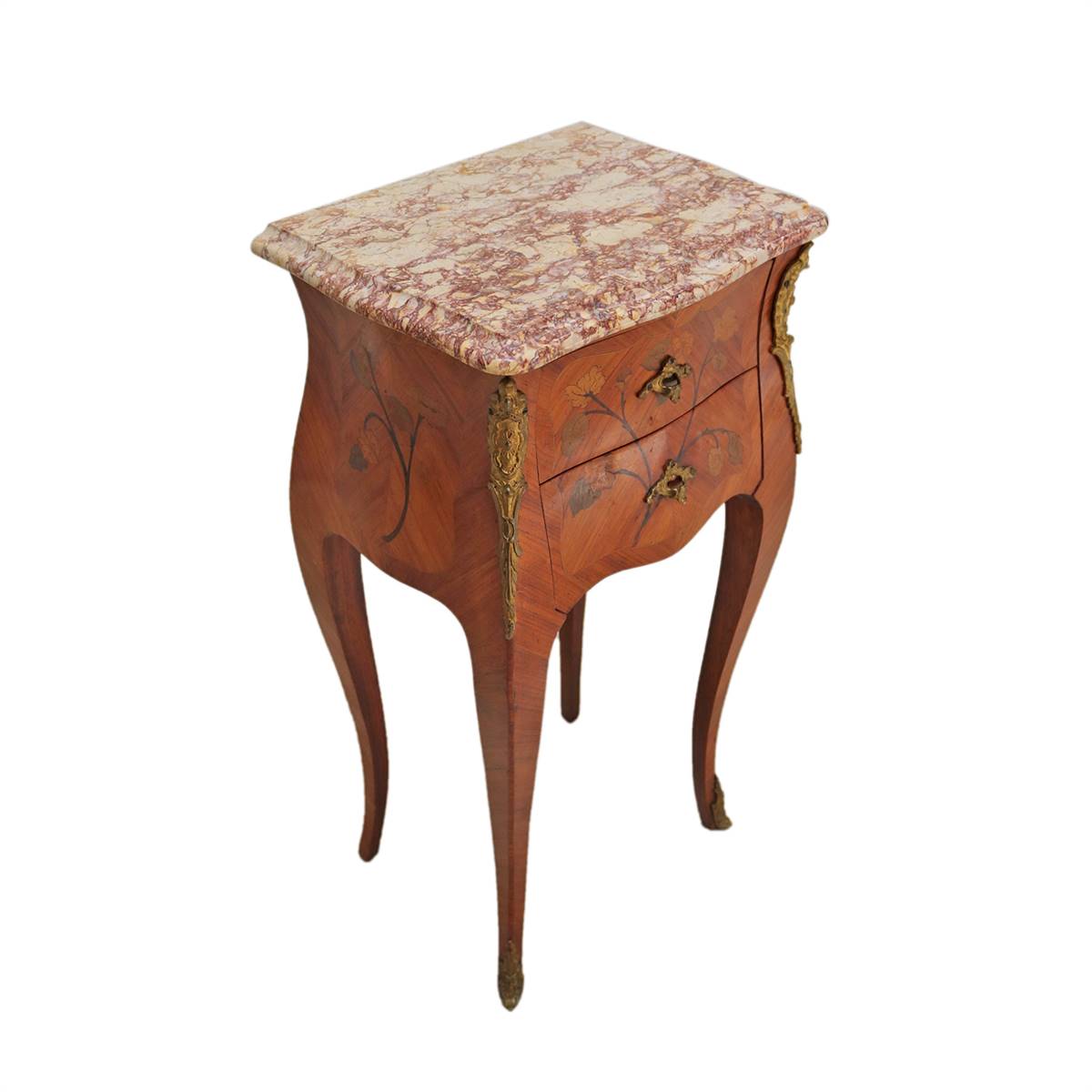 Antiqium Ürün  FRANSIZ MARKÜTERİLİ TEK KOMODİN