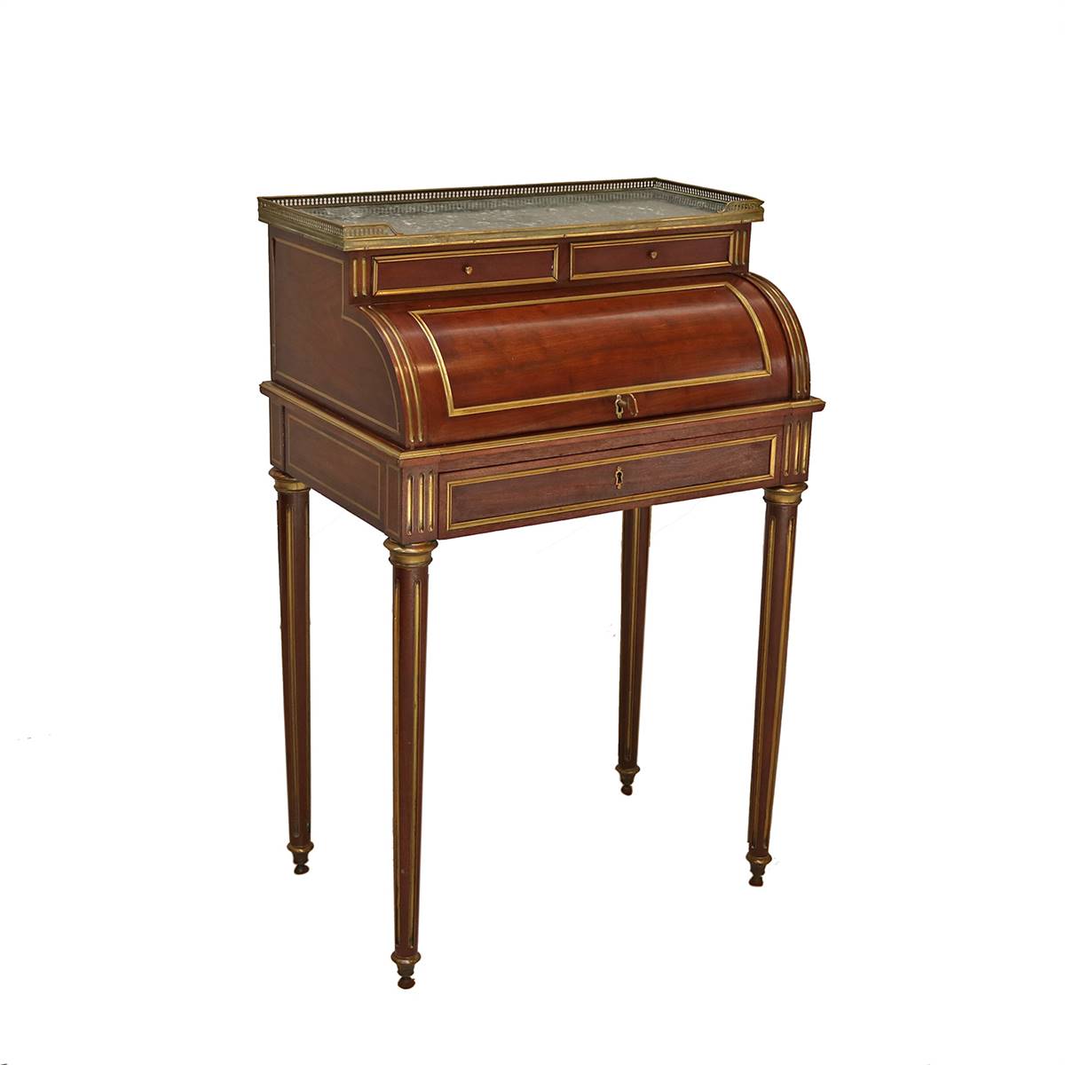 Antiqium Ürün  19. YÜZYIL PAUL SORMANI SİLİNDİR SEKRETERYA