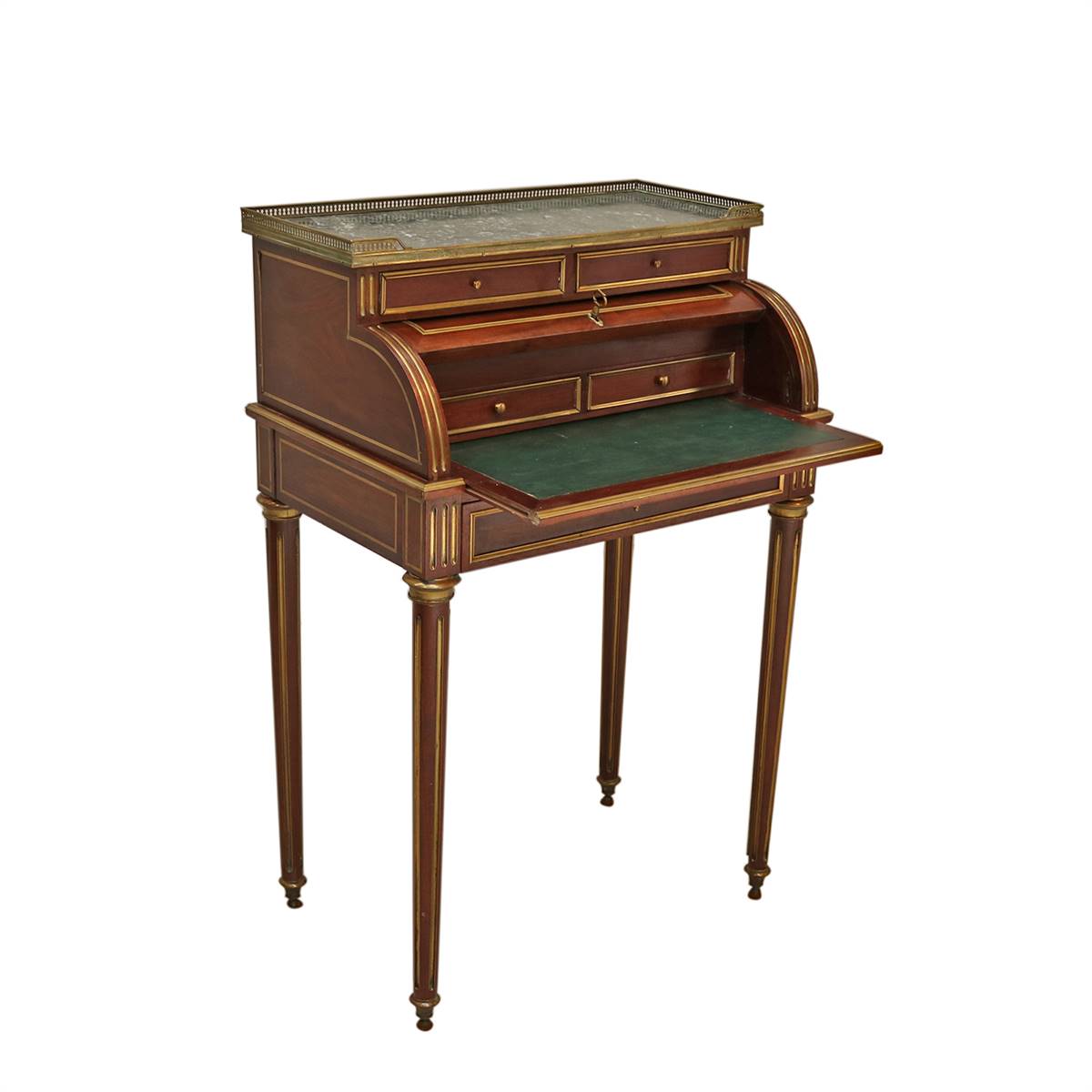 Antiqium Ürün  19. YÜZYIL PAUL SORMANI SİLİNDİR SEKRETERYA