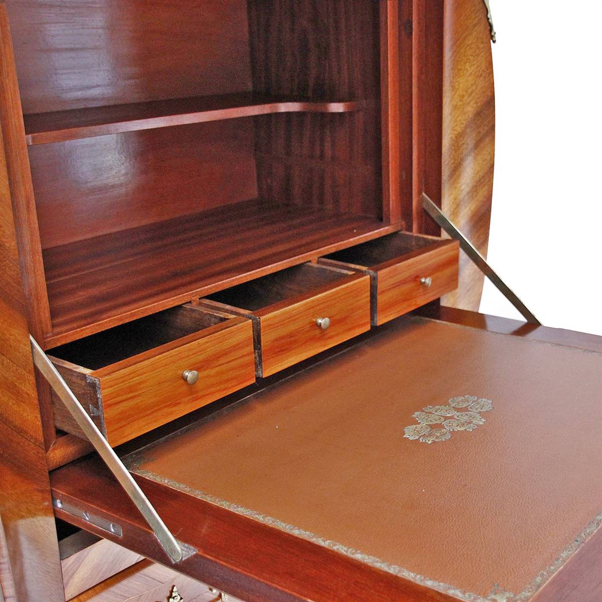 Antiqium Ürün  FRANSIZ MARKÜTERİLİ SEKRETERYALI DOLAP