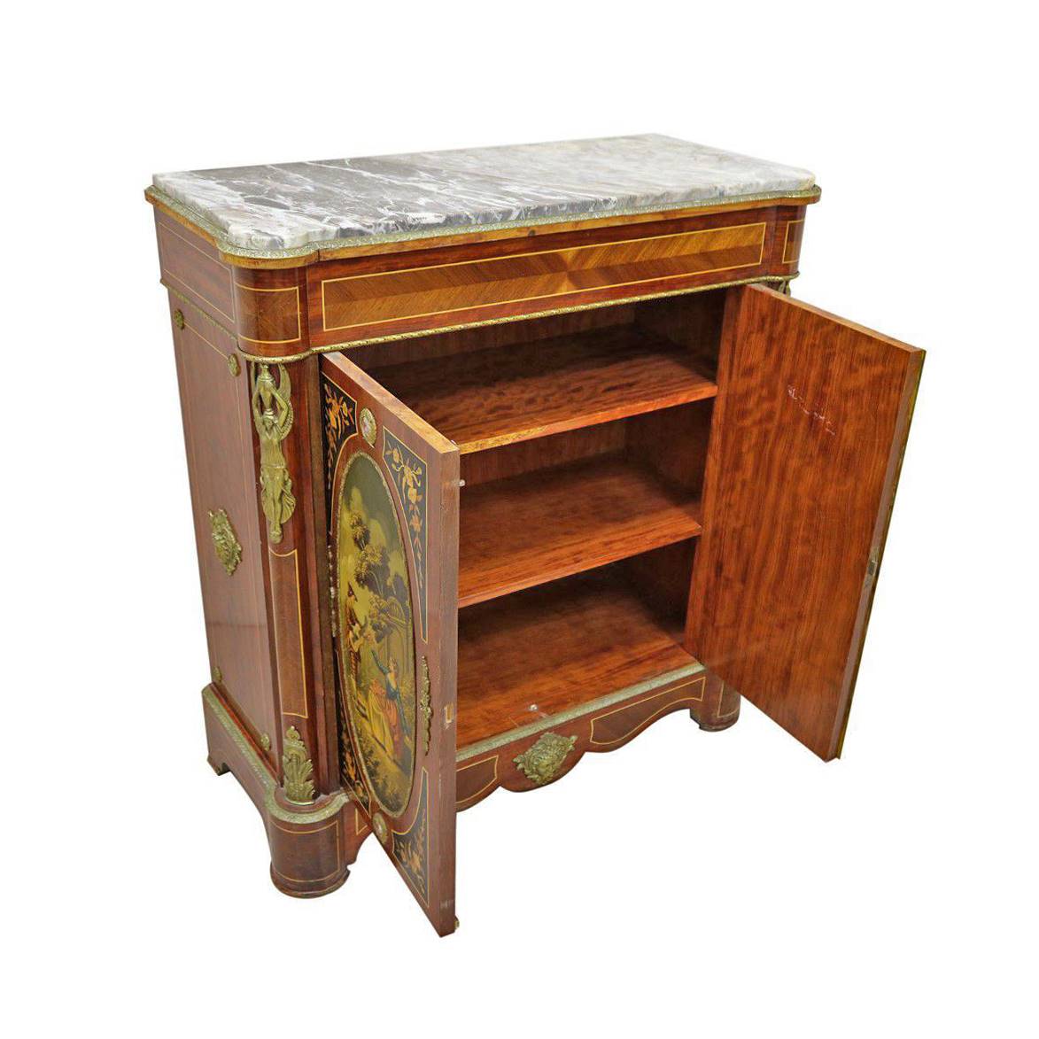 Antiqium Ürün  F. OLIVER İMZALI FRANSIZ DOLAP