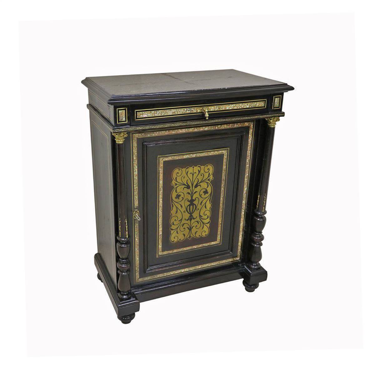 Antiqium Ürün  FRANSIZ SEDEFLİ AHŞAP BAHÜ