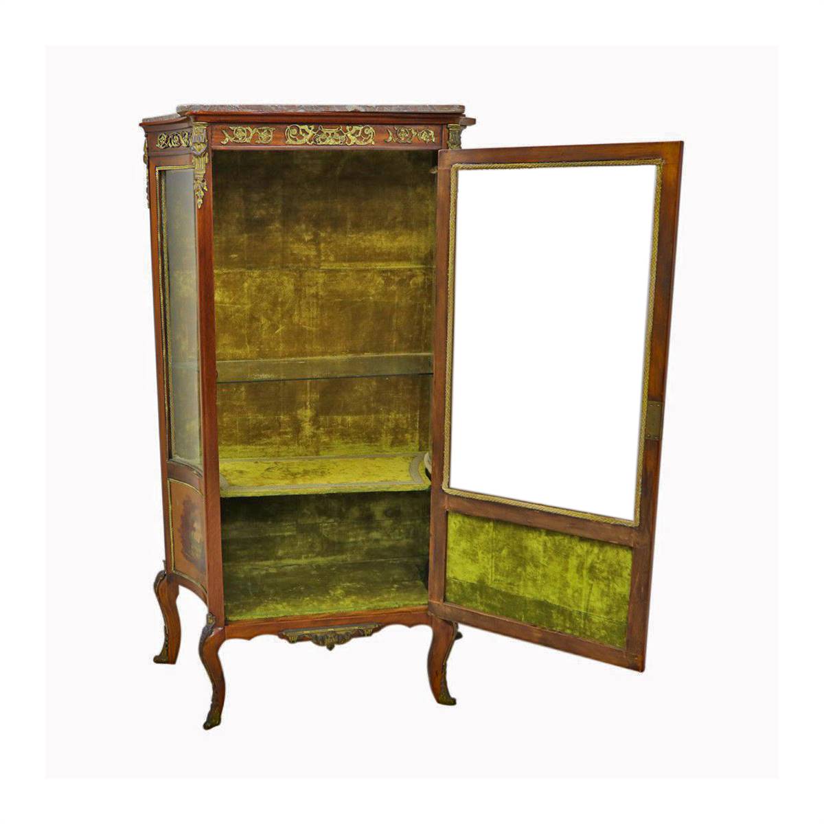 Antiqium Ürün  VERNIS MARTIN CAM VİTRİN