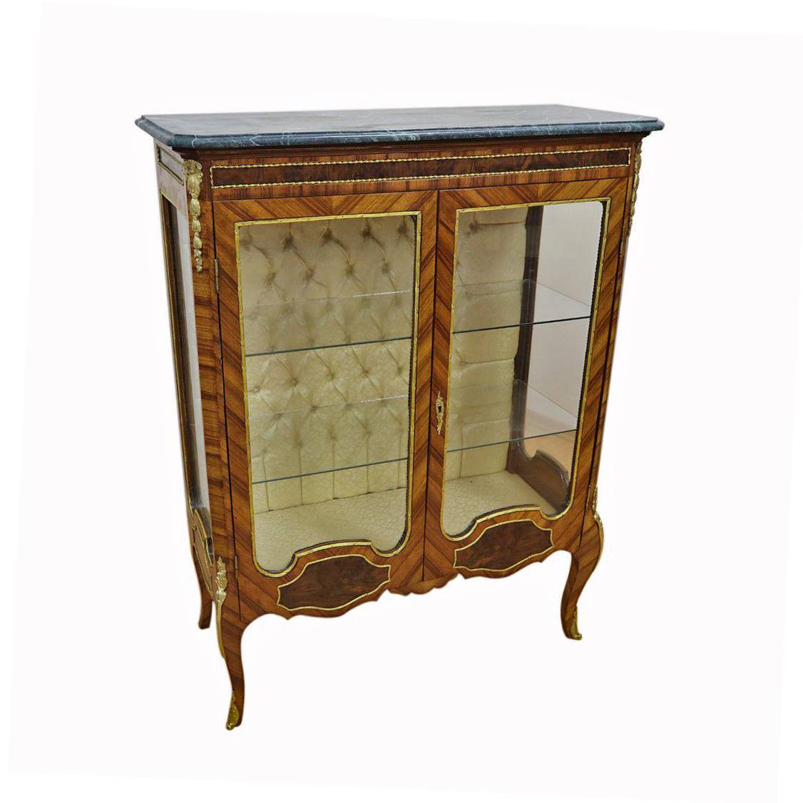 Antiqium Ürün  MERMER ZEMİNLİ KINGWOOD VİTRİN