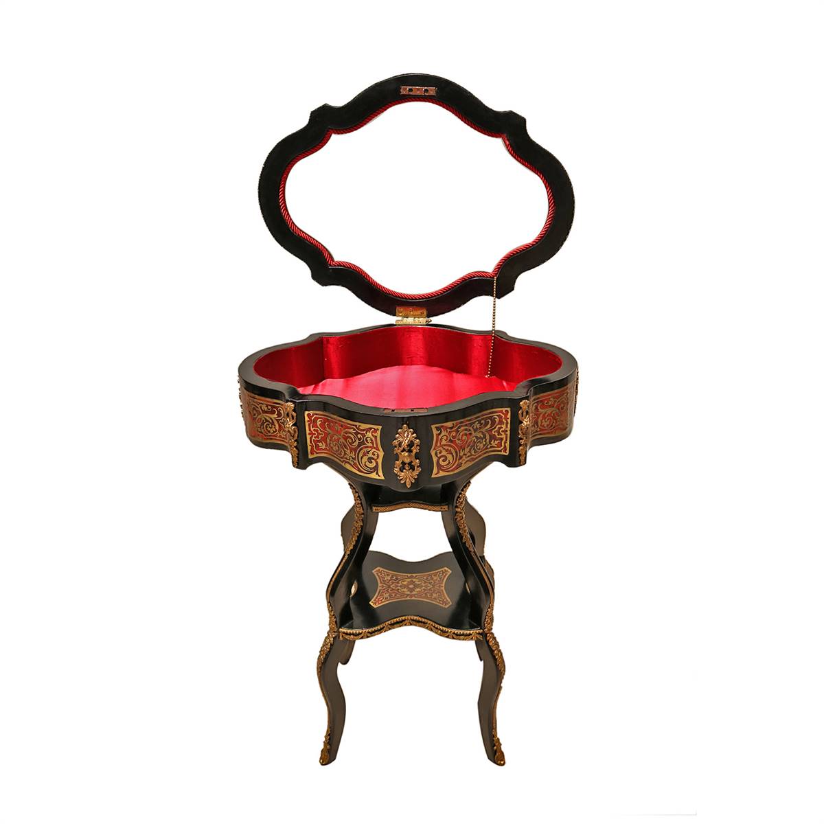 Antiqium Ürün  BOULLE TEŞHİR SEHPASI