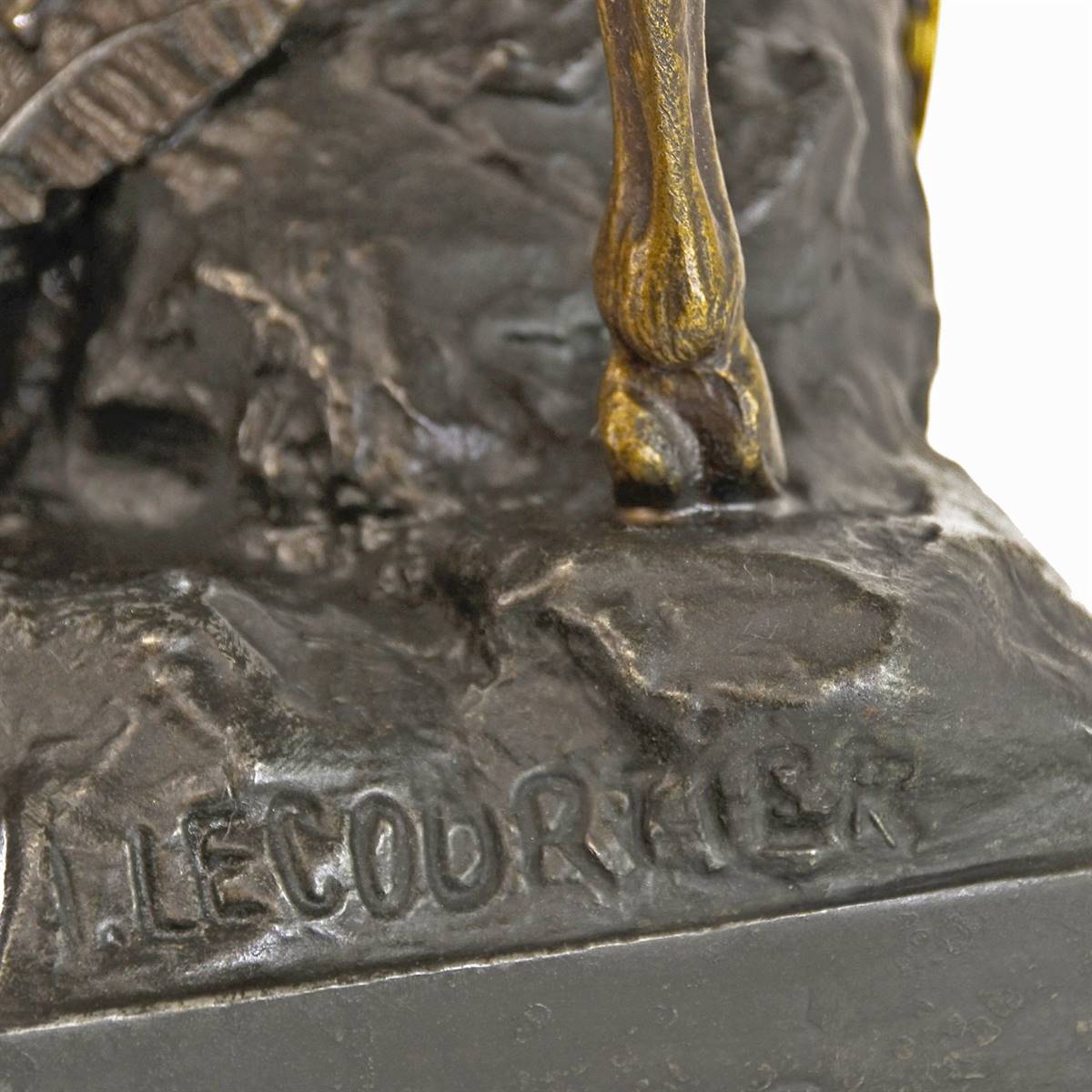 Antiqium Ürün  LECOURTIER - CARF AUX ABOIS HEYKEL SAAT