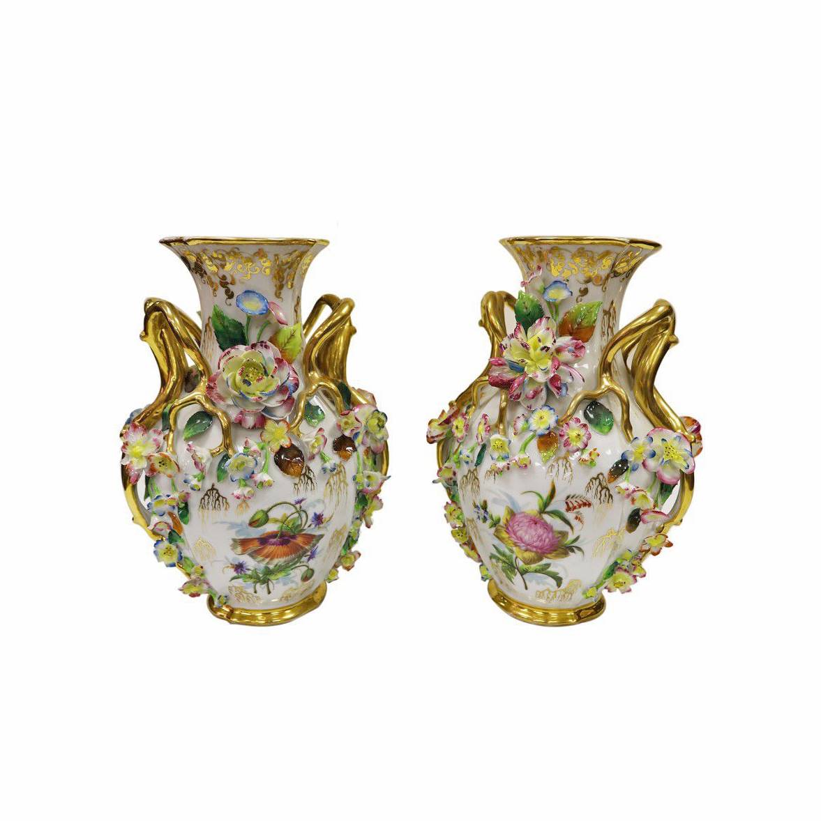 Antiqium Ürün  MEISSEN İKİZ VAZO