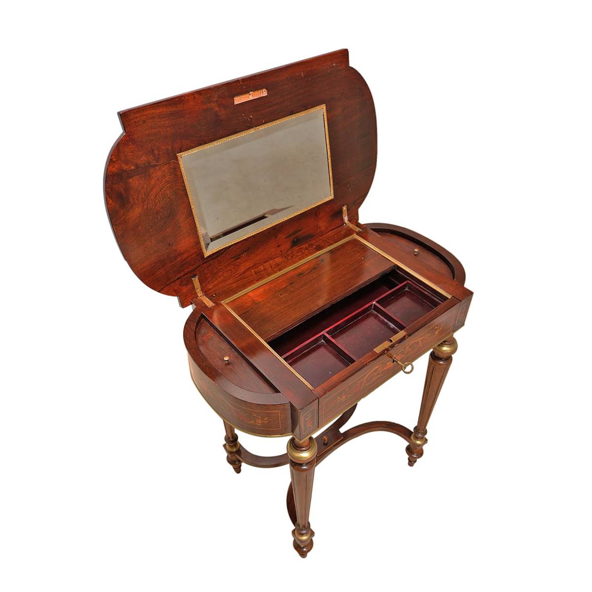 Antiqium Ürün  MARKÜTERİLİ MİNİ MAKYAJ MASASI