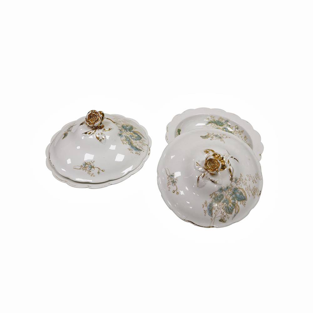 Antiqium Ürün  TK PORSELEN İKİZ KAPAKLI TABAK