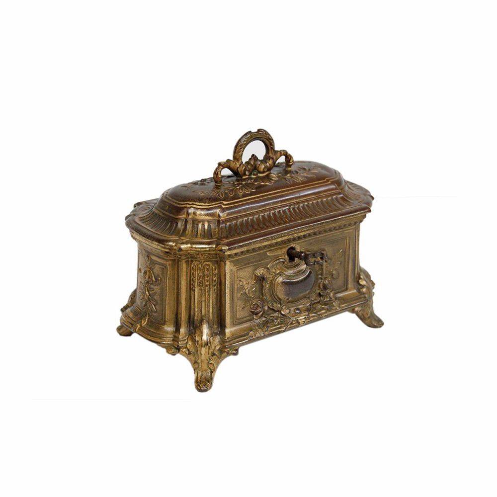 Antiqium Ürün  DEPOSE MİNİ BRONZ MÜCEVHER KUTUSU