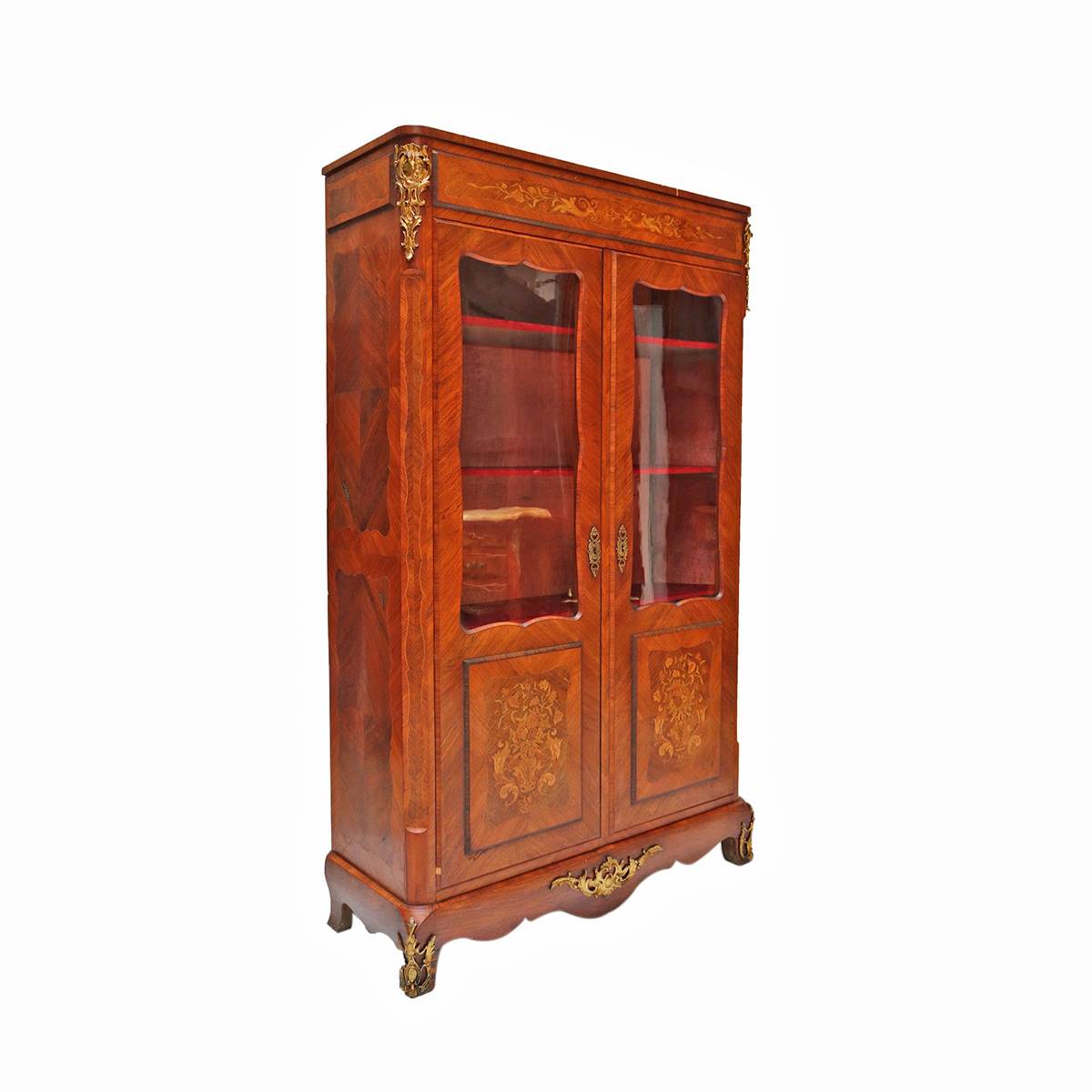 Antiqium Ürün  FRANSIZ MARKÜTERİLİ 19. YÜZYIL KİTAPLIK