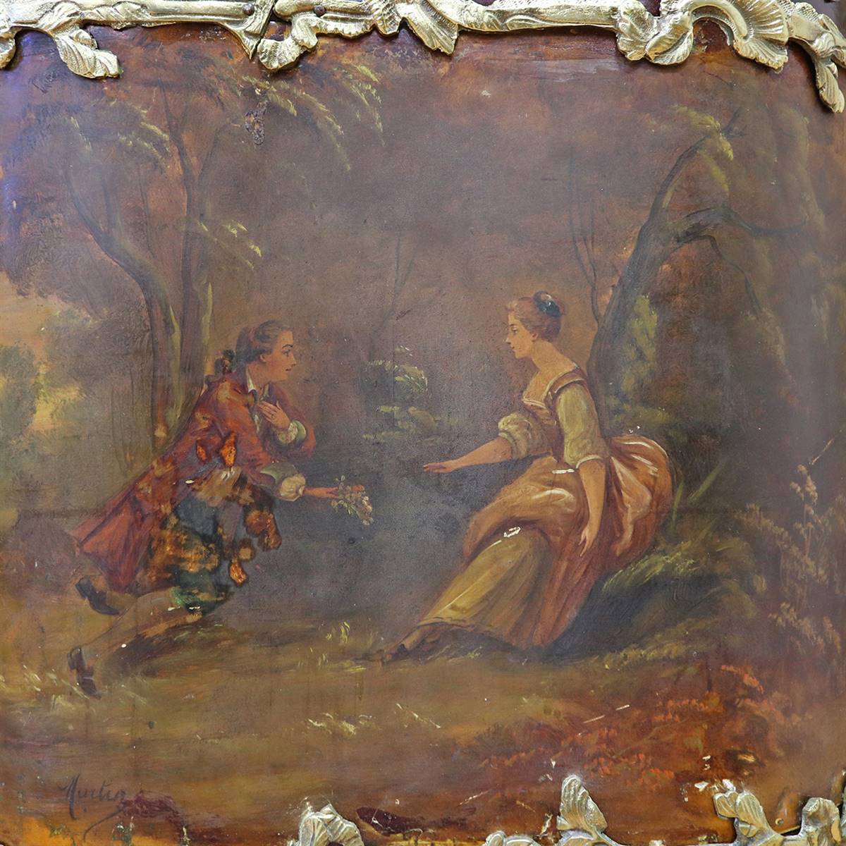 Antiqium Ürün  VERNIS MARTIN VİTRİN