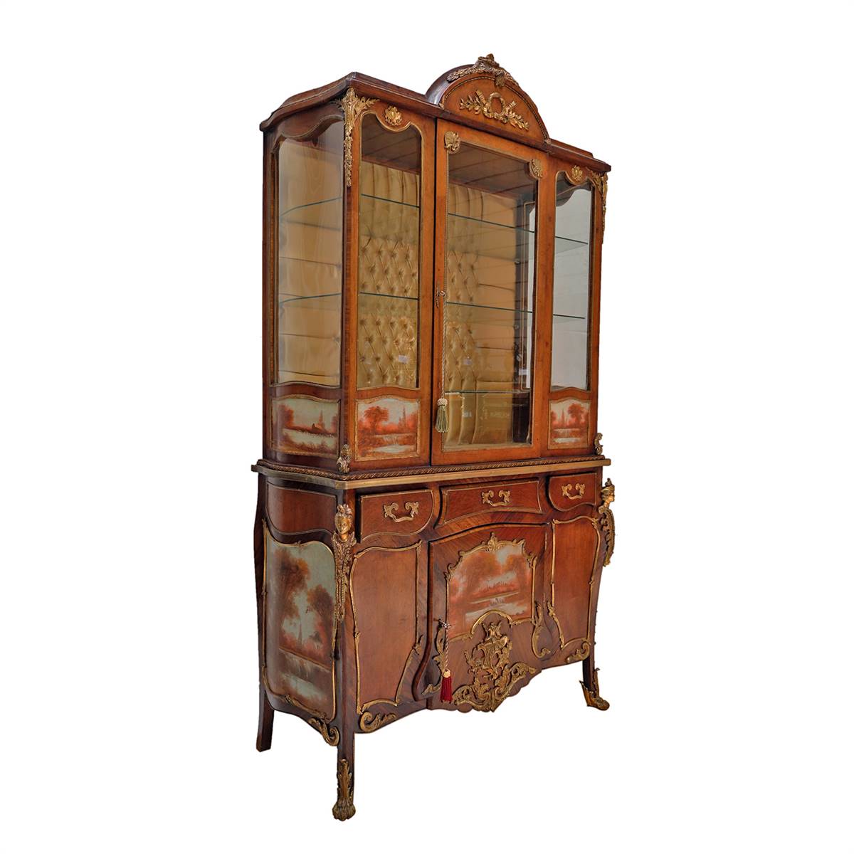 Antiqium Ürün  VERNIS MARTIN  DOLAPLI VİTRİN