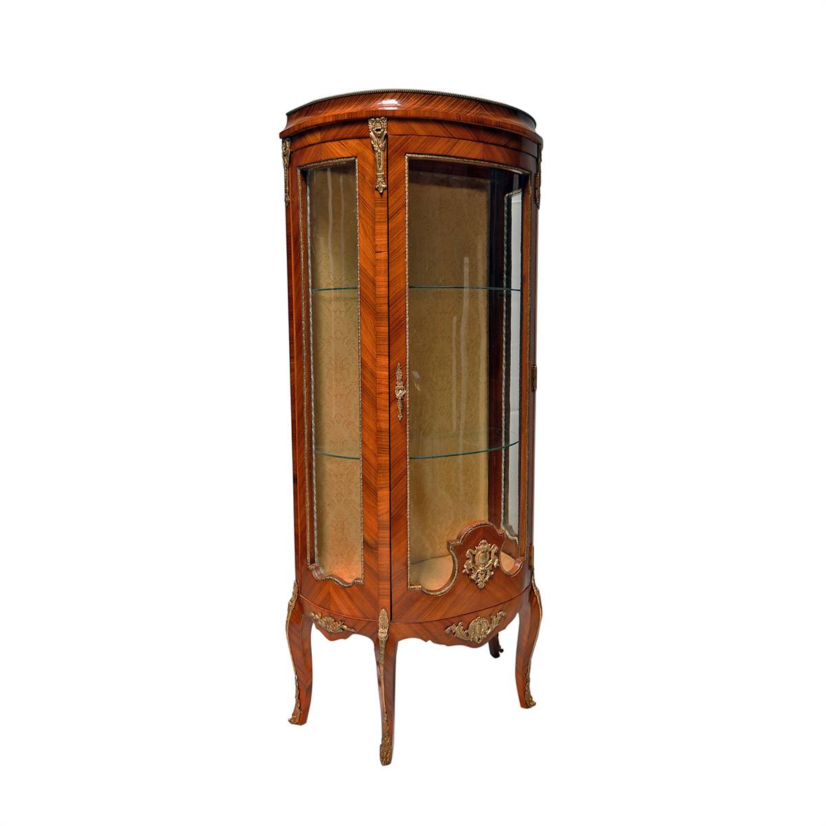 Antiqium Ürün  BRONZ DETAYLI MAUN VİTRİN