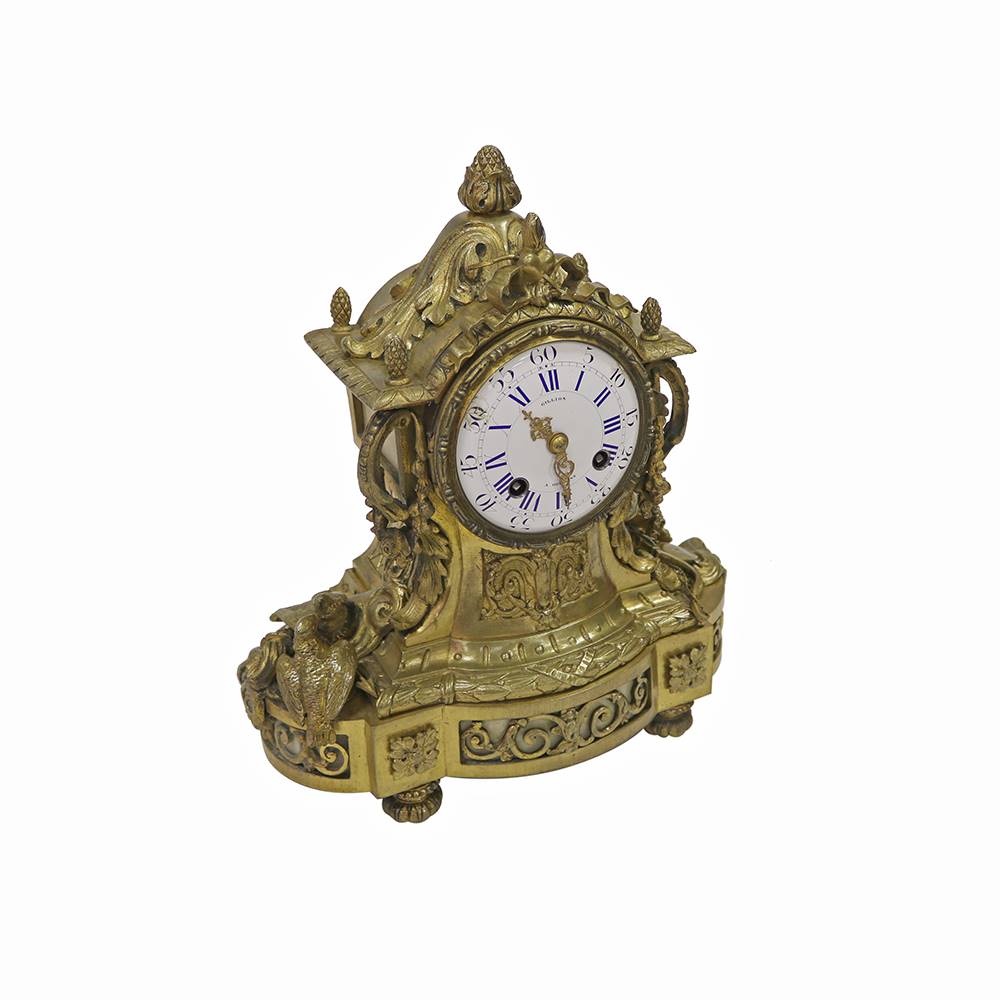 Antiqium Ürün  BRONZ DÖKÜM MASA SAATİ