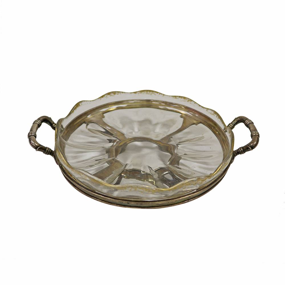 Antiqium Ürün  GÜMÜŞ, CAM JARDİNYER