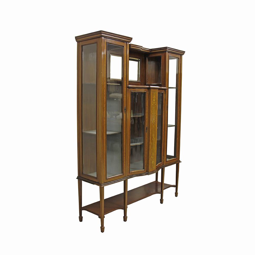 Antiqium Ürün  AHŞAP AYNALI VİTRİN 