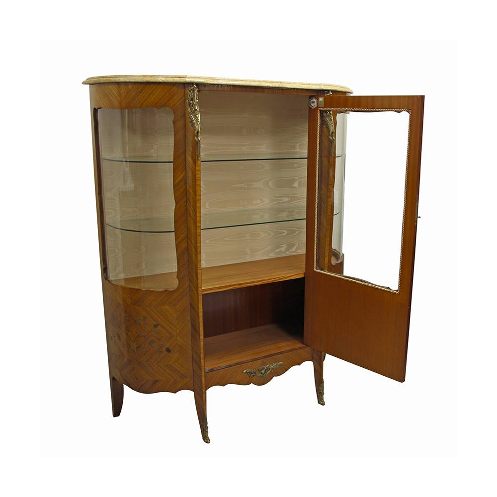 Antiqium Ürün  KINGWOOD, MARKÜTERİLİ VİTRİN