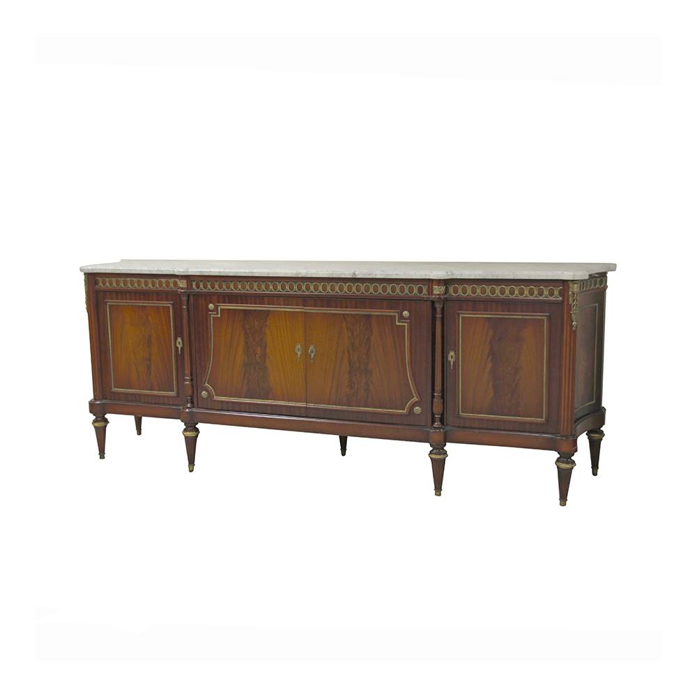 Antiqium Ürün  LOUIS XVI. MERMER ZEMİNLİ KONSOL