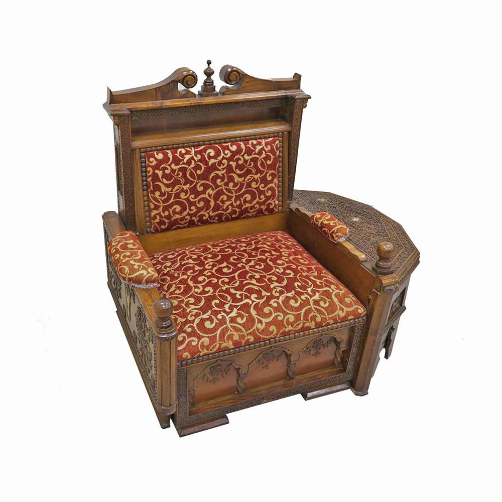 Antiqium Ürün  AHŞAP SANDIKLI KÖŞE KOLTUK