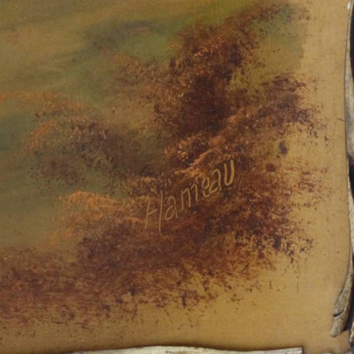 Antiqium Ürün  FRANSIZ SANATÇI HAMEAU İMZALI DOLAP